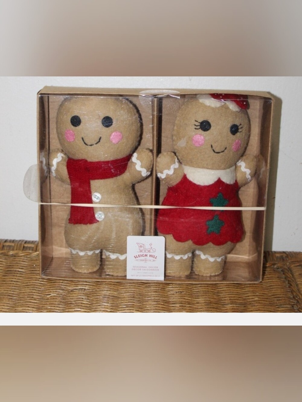Gingerbread Boy And Girl Plush Set